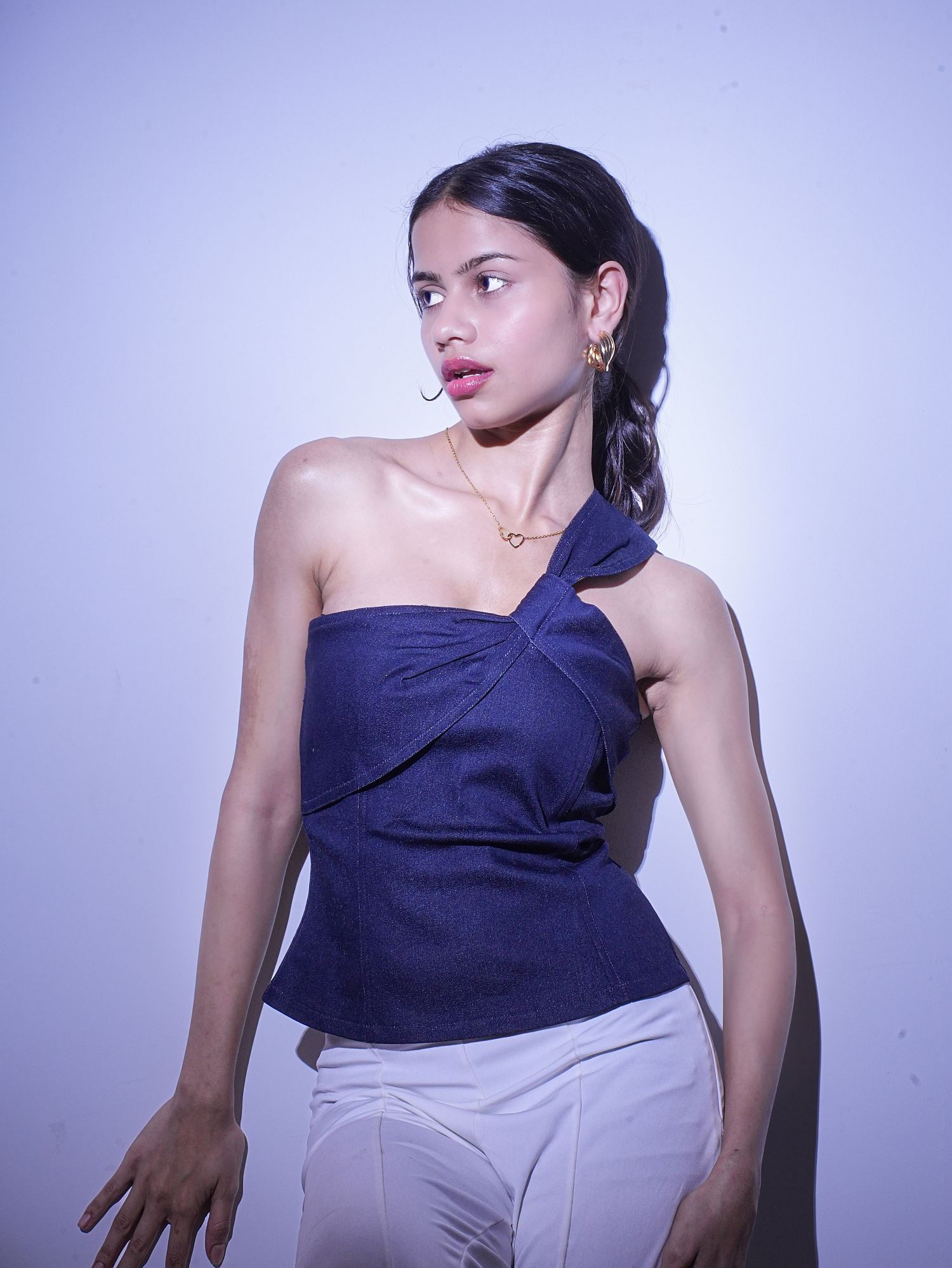 Peek a Blue Top
